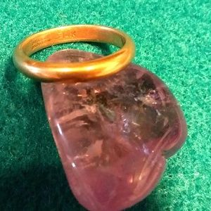 Orange Blossom 14k Gold Wedding Band